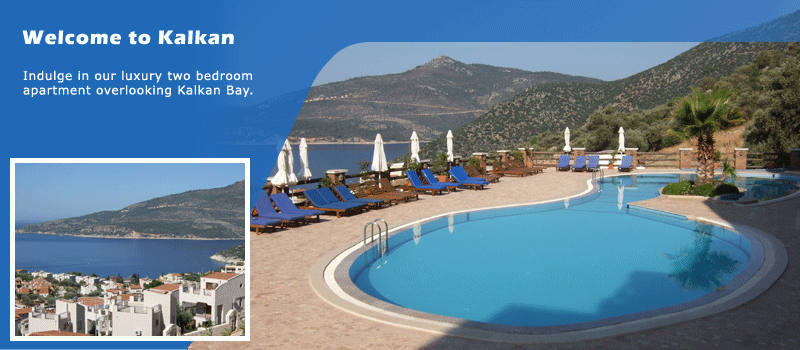 Main image of swimming pool and Kalkan